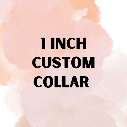 1 Inch Custom Collar
